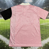 2025 Ad Oasis Joint Edition Pink Black Polo Short Sleeve