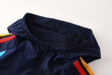 25-26 Spain Royal blue Hoodie Jacket Tracksuit