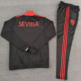 25-26 Sevilla Black Jacket Tracksuit