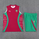 25-26 Morocco Red Tank top and shorts suit