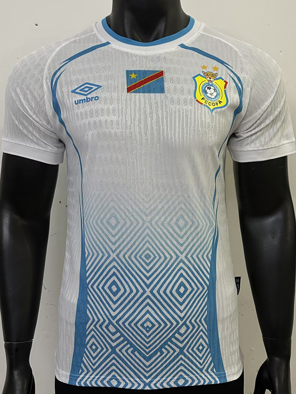 26-27 DR Congo White Player Version Soccer Jersey