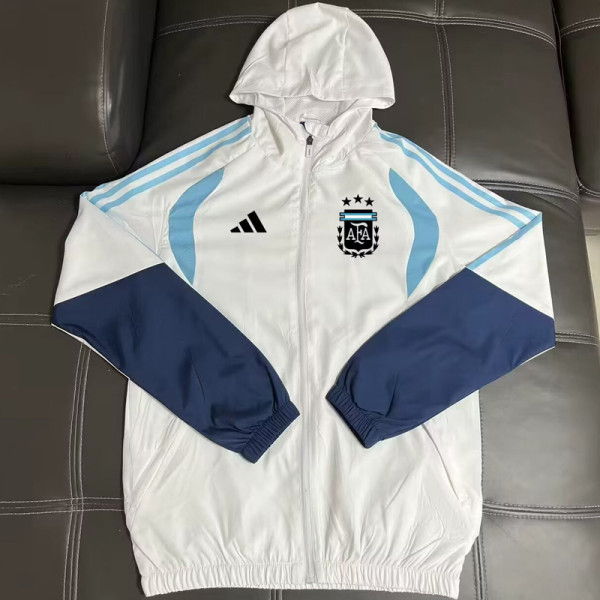 26-27 Argentina White Windbreaker