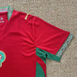 25-26 Morocco Red Fans Soccer Jersey