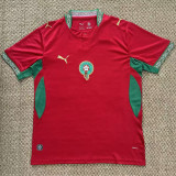 25-26 Morocco Red Fans Soccer Jersey