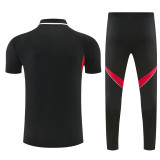 25-26 River Plate Black Polo Tracksuit