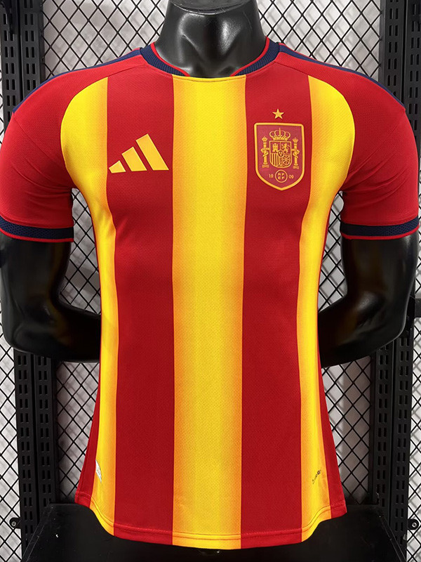 26-27 Spain Red Yellow Special Edition Player Version Soccer Jersey
