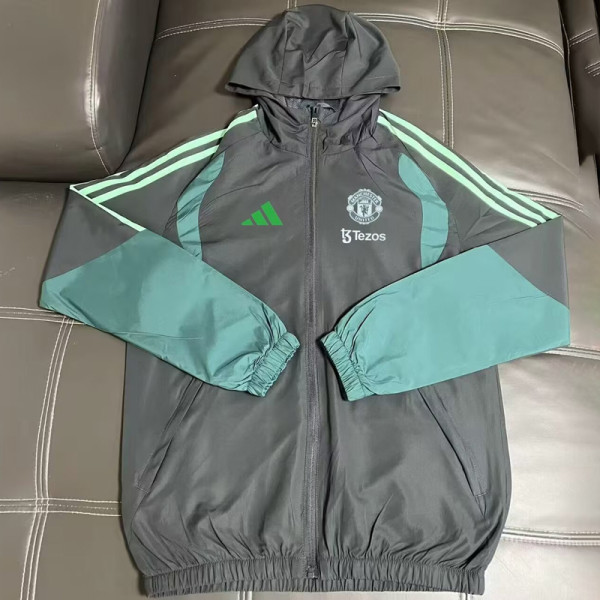 26-27 Man Utd Dark gray Windbreaker
