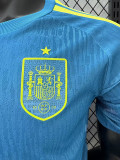 26-27 Spain Blue Goalkeeper Player Version Soccer Jersey