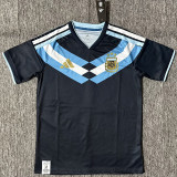 26-27 Argentina Black Blue Training shirts