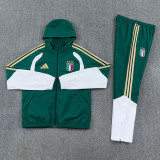 25-26 Italy Green Hoodie Jacket Tracksuit