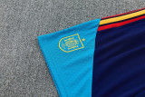 26-27 Spain Royal blue Tank top and shorts suit