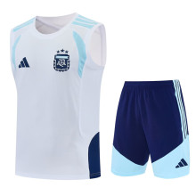 26-27 Argentina White Tank top and shorts suit