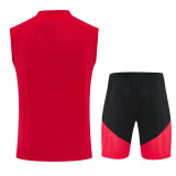 26-27 Germany Red Tank top and shorts suit