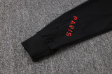 25-26 PSG Black Jacket Tracksuit #A25117