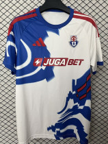 26-27 Universidad De Chile Blue White Fans Soccer Jersey