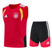 26-27 Germany Red Tank top and shorts suit