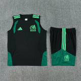 26-27 Mexico Black Tank top and shorts suit