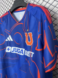 26-27 Universidad De Chile Blue Fans Soccer Jersey