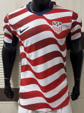 26-27 USA Red White Player Version Soccer Jersey