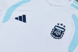 26-27 Argentina White Training Short Suit
