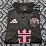 25-26 Inter Miami Black Polo Short Sleeve