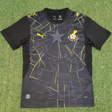 26-27 Ghana Black Fans Soccer Jersey