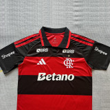 26-27 Flamengo Home Print Sponsor Fans Soccer Jersey