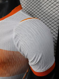 26-27 Netherlands White Player Version Soccer Jersey