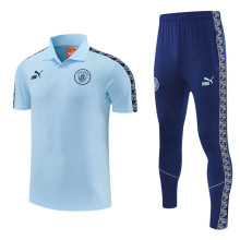 26-27 Man City Light blue Polo Tracksuit
