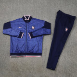 26-27 France Royal blue Jacket Tracksuit