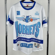 2026 Hornets White Retro High Quality Casual T-Shirt #MN