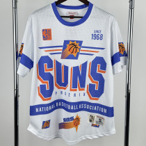2026 SUNS White Retro High Quality Casual T-Shirt #MN
