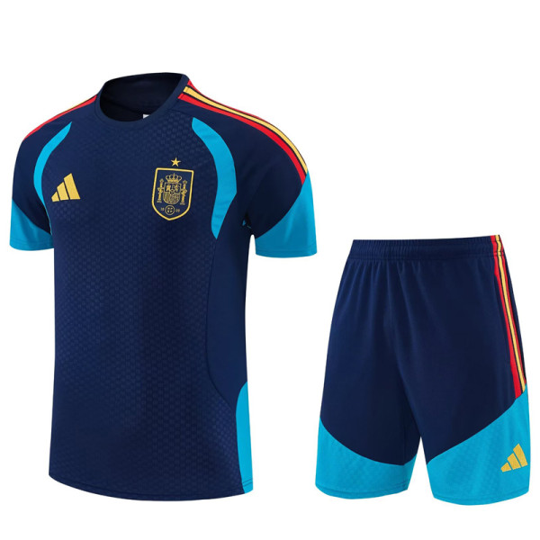 26-27 Spain Royal blue Training Short Suit