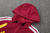 26-27 Germany Red Hoodie Jacket Tracksuit