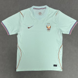 26-27 France Light Green Fans Soccer Jersey