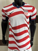 26-27 USA Home Player Version Soccer Jersey