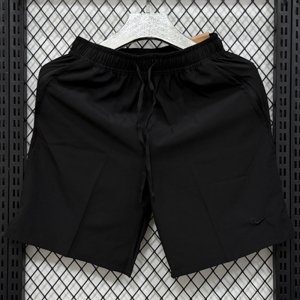 D707 NK Black Casual Short Pants