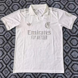 25-26 RMA White 125th Anniversary  Fans Soccer Jersey
