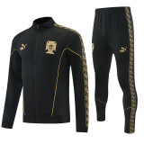 26-27 Portugal Black Jacket Tracksuit