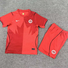 26-27 Canada Home Kids Soccer Jersey