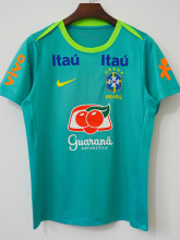2024 Brazil Lake Green Retro Training shirts