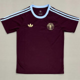 25-26 Aston Villa Brown Red Casual Edition Fans Training Shirts