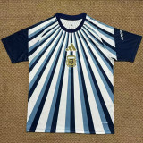 26-27 Argentina Blue White Fans Training shirts