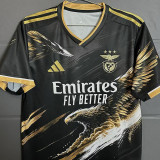 25-26 Benfica Black Yellow Special Edition Fans Soccer Jersey