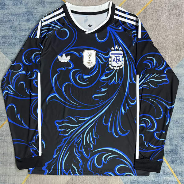 26-27 Argentina Away Long Sleeve Soccer Jersey (长袖)