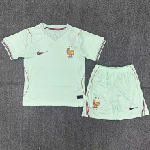 26-27 France Away Kids Soccer Jersey