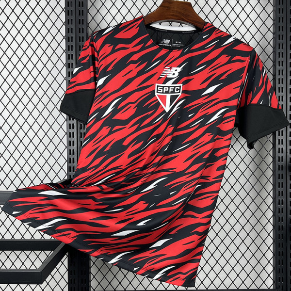 26-27 Sao Paulo Red Black Training shirts