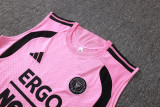26-27 Inter Miami Pink Tank top and shorts suit #D26020