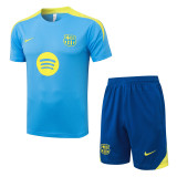 25-26 BAR Light blue Training Short Suit #D25281