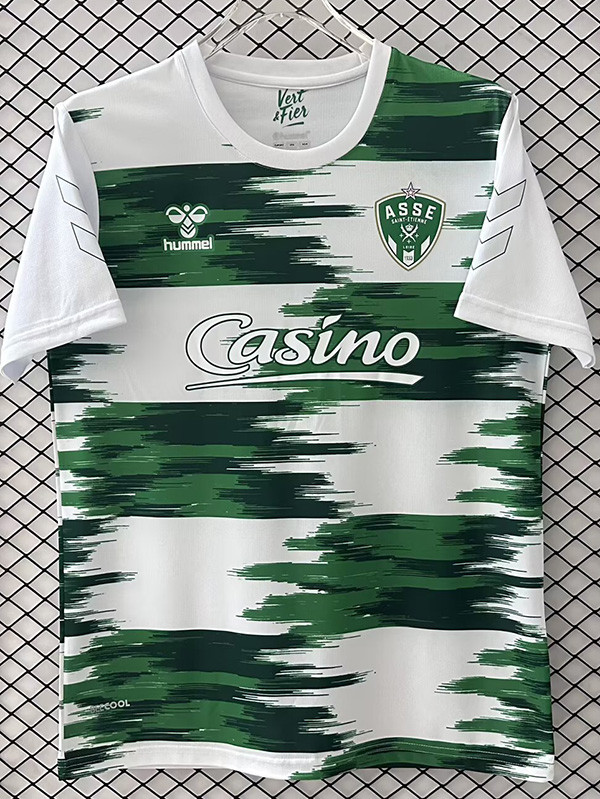 26-27 Saint Etienne Green White Special Edition Fans Soccer Jersey
